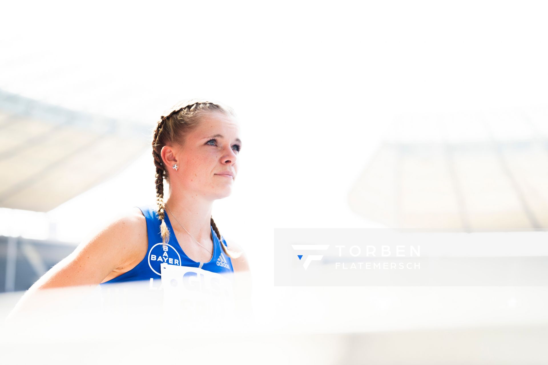 Tanja Spill (LAV Bayer Uerdingen/Dormagen) im 800m Finale waehrend der deutschen Leichtathletik-Meisterschaften im Olympiastadion am 26.06.2022 in Berlin